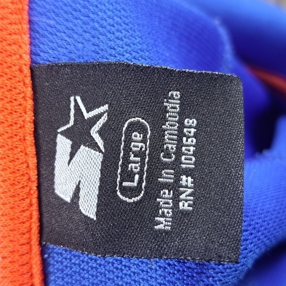 Starter Y2K Florida Gators embroidered Men's Lg blue casual sport polo shirt - Picture 5 of 5